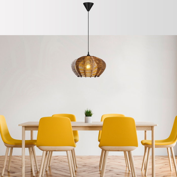 Opviq Ellipse Lámpara de Araña de Madera Color Antigüedad Opviq Ellipse Lámpara de Araña de Madera Color Antigüedad
